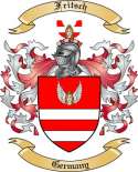 Fritsch Family Crest from Germany
