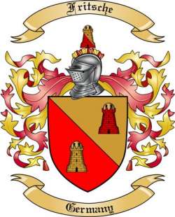 Fritsche Family Crest from Germany