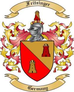 Fritzinger Family Crest from Germany