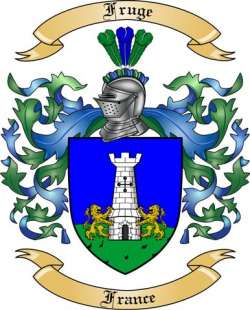 Fruge Family Crest from France
