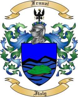 Frunzi Family Crest from Italy