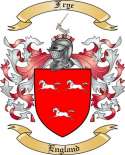 Frye Family Crest from England