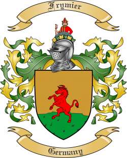 Frymier Family Crest from Germany