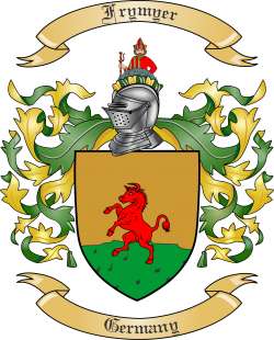 Frymyer Family Crest from Germany