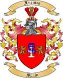Fuentes Family Crest from Spain