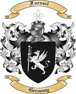 Fuessel Family Crest from Germany