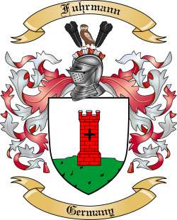 Fuhrmann Family Crest from Germany