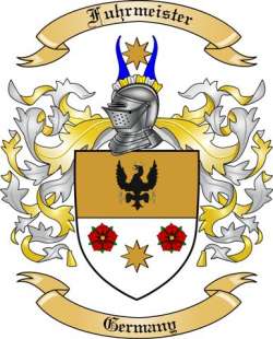 Fuhrmeister Family Crest from Germany