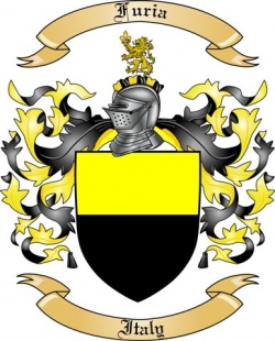 Furia Family Crest from Italy