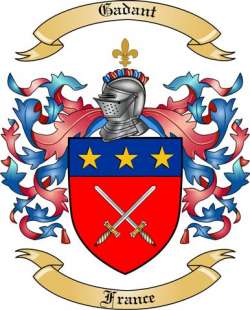 Gadant Family Crest from France2