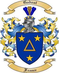 Gadaut Family Crest from France