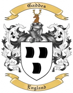 Gaddes Family Crest from England