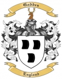 Gaddes Family Crest from England