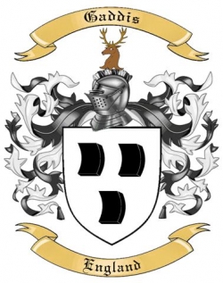 Gaddis Family Crest from England