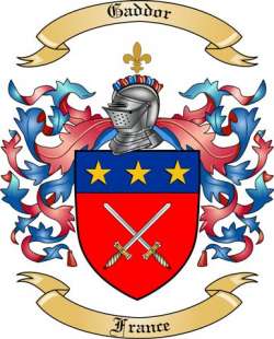 Gaddor Family Crest from France2