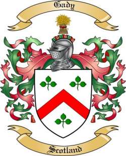 Gady Family Crest from Scotland