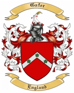 Gafer Family Crest from England
