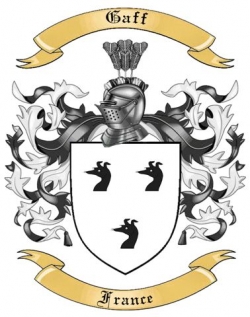 Gaff Family Crest from France