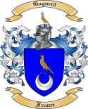 Gagnent Family Crest from France