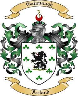 Galanaugh Family Crest from Ireland