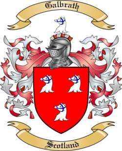 Galbrath Family Crest from Scotland