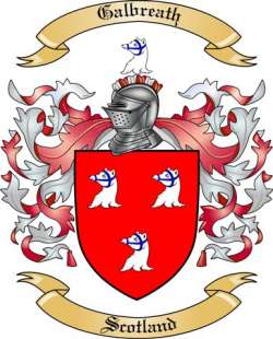 Galbreath Family Crest from Scotland