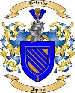 Galindo Family Crest from Spain