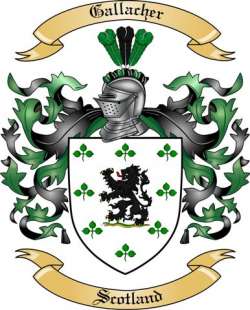 Gallacher Family Crest from Scotland