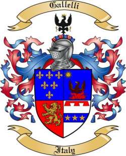Gallelli Family Crest from Italy2