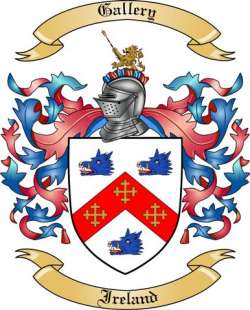 Gallery Family Crest from Ireland