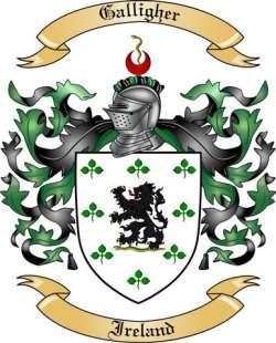 Galligher Family Crest from Ireland