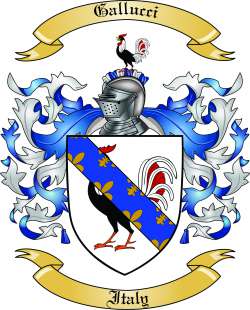 Gallucci Family Crest from Italy