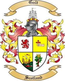 Galt Family Crest from Scotland