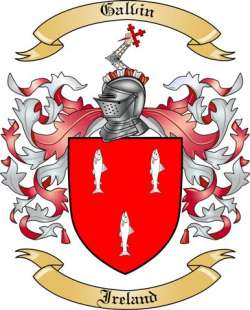 Galvin Family Crest from Ireland