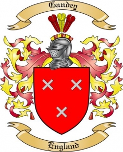 Gandey Family Crest from England