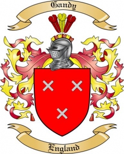 Gandy Family Crest from England