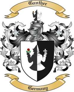 Ganther Family Crest from Germany
