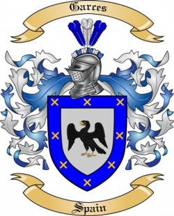 Garces Family Crest from Spain