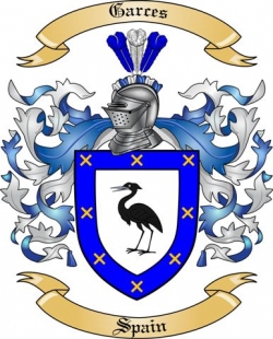 Garces Family Crest from Spain2