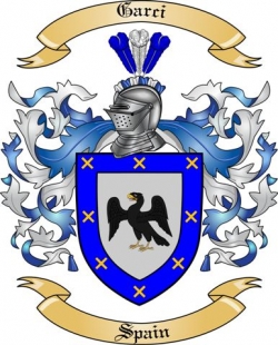 Garci Family Crest from Spain