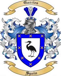 Garcies Family Crest from Spain2