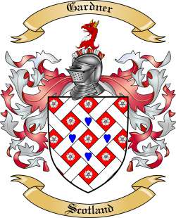 Gardner Family Crest from Scotland
