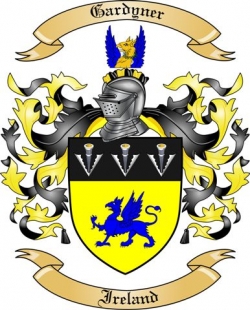 Gardyner Family Crest from Ireland