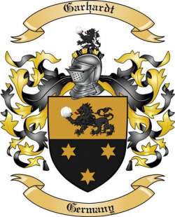 Garhardt Family Crest from Germany
