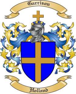 Garrison Family Crest from Holland