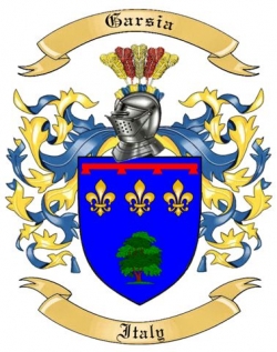 Garsia Family Crest from Italy