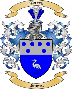 Garza Family Crest from Spain2