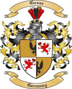 Gasse Family Crest from Germany