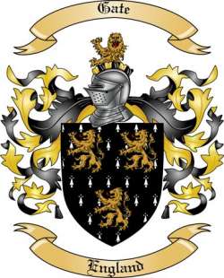 Gate Family Crest from England