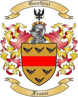 Gauthiai Family Crest from France